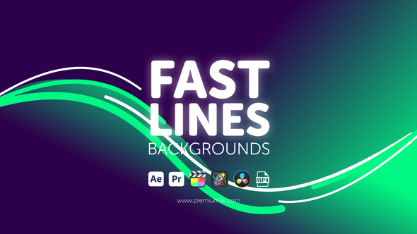 Photo of Fast Lines Backgrounds – Speed Line Motion Animation Pack – Videohive 45532111