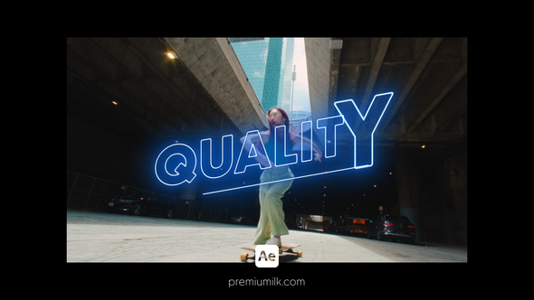 Photo of Fast Titles Pack Neon – Glowing Light Typography Animation Template – Videohive 46499550