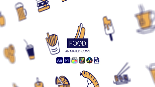 Photo of Food Animated Icons – Cooking Food Motion Icons Animation Pack – Videohive 44951397