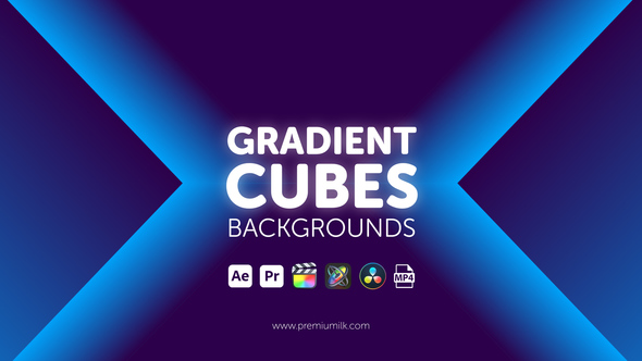 Photo of Gradient Cubes Backgrounds – Abstract Geometric Motion Background Loop Pack – Videohive 45237181