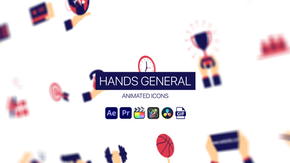 Photo of Hands General Animated Icons – Hand Gesture Motion Icons Animation Pack – Videohive 44951484