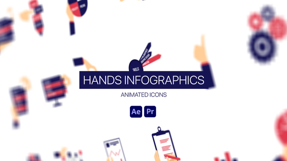 Photo of Hands Infographics Animated Icons – Data Infographic Hand Gesture Motion Icons Pack – Videohive 44951508
