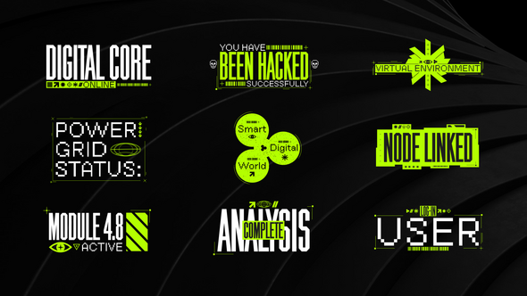 Photo of Hi-Tech Titles – Videohive 62561333