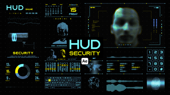 Photo of HUD Security for After Effects – Surveillance Security HUD Motion Graphics Pack – Videohive 44657218