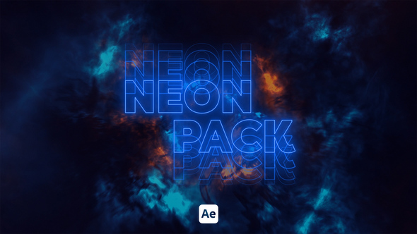 Photo of Kinetic Neon Typography 4 – Glowing Animated Text Motion Graphics Template – Videohive 46117786