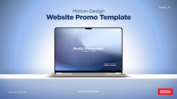 Photo of Laptop Mockup | Website Presentation – Videohive 62461288
