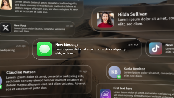 Photo of Liquid Glass Notifications Kit – Videohive 62426037