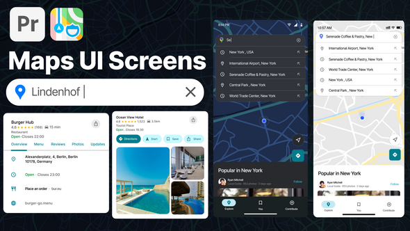 Photo of Map UI Animation – Videohive 62586843