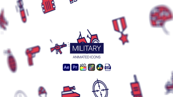 Photo of Military Animated Icons – Army Defense Motion Icons Animation Pack – Videohive 44951980