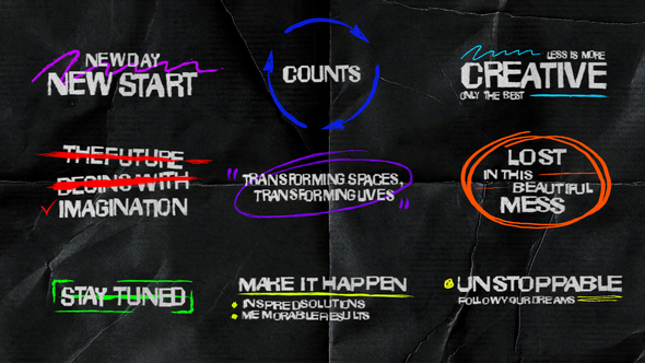 Photo of Minimal Scribble Titles – Videohive 62560074