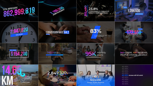 Photo of Modern Number Counter Titles – Videohive 62520298