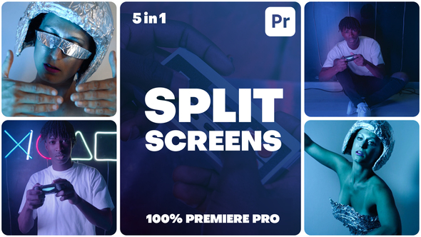 Photo of Multiscreen Transitions | 5 Split Screen – Videohive 62487494