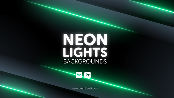Photo of Neon Lights Backgrounds – Glowing Futuristic Light Motion Animation Pack – Videohive 46301816