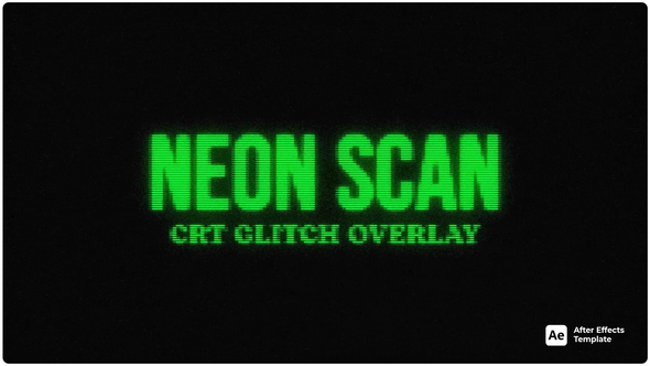 Photo of Neon Scan CRT Glitch Overlay – Videohive 62443575