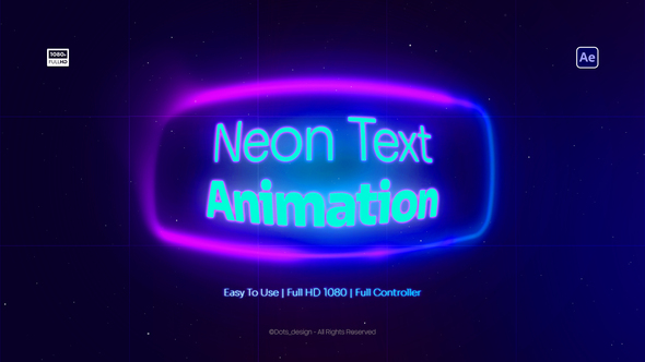 Photo of Neon Text Animation – Videohive 62580586