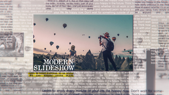 Photo of Newspaper Style Photo Slideshow – Videohive 24370643