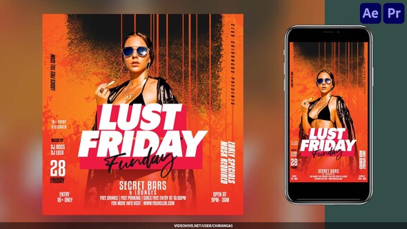 Photo of Night Club Flyer Social Media Promo – Videohive 62032837