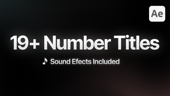Photo of Number Counting Titles – Videohive 62586836