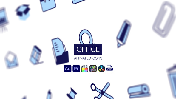 Photo of Office Animated Icons – Business Office Motion Icons Animation Pack – Videohive 44952032