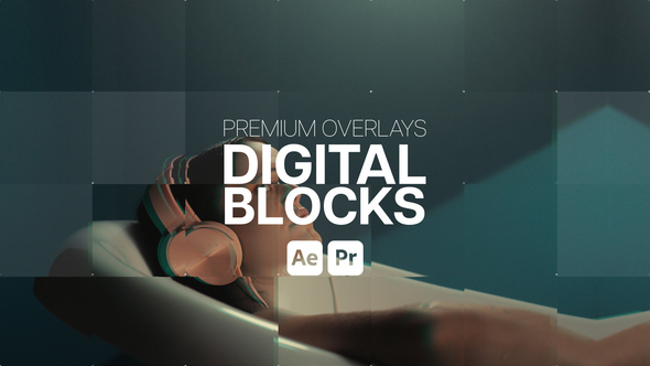 Photo of Premium Overlays Digital Blocks – Digital Glitch Block Motion Overlay Pack – Videohive 42905625