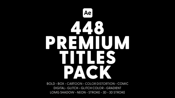 Photo of Premium Titles Pack – Modern Text Animation Motion Titles Pack – Videohive 38893912
