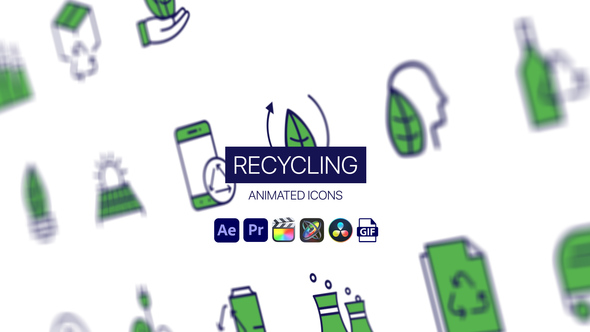 Photo of Recycling Animated Icons – Eco Recycling Motion Icons Animation Pack – Videohive 44952077