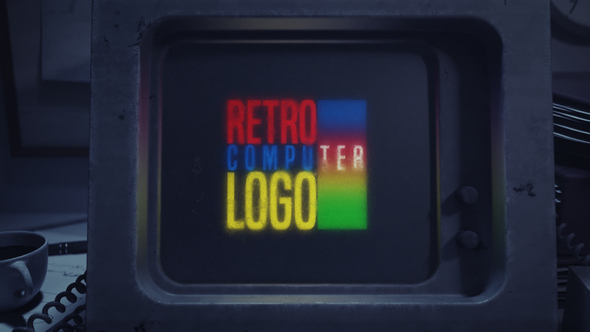 Photo of Retro Computer Logo – Videohive 62553635