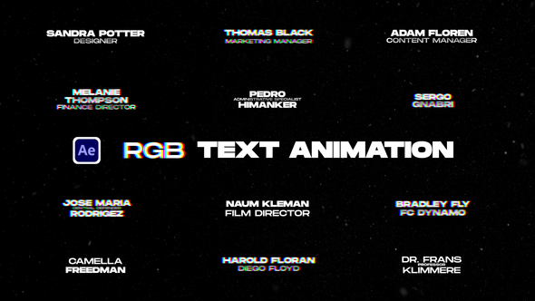Photo of RGB Text Animation – Videohive 62385477