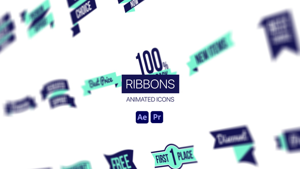 Photo of Ribbons Animated Icons – Decorative Ribbon Motion Icons Animation Pack – Videohive 44952091