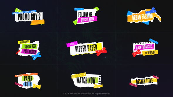 Photo of Ripped Paper Titles | Premiere Pro – Videohive 62520161
