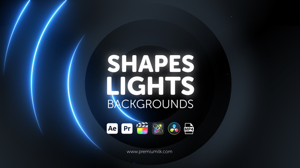 Photo of Shapes Lights Backgrounds – Abstract Shape Glow Motion Animation Pack – Videohive 46327985