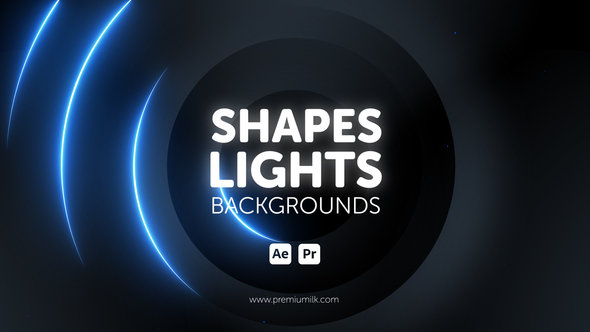 Photo of Shapes Lights Backgrounds – Abstract Shape Glow Motion Animation Pack – Videohive 46330272