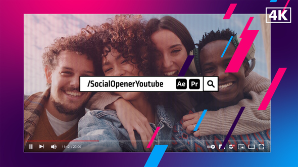 Photo of Social Opener Youtube – Video Channel Intro Animation Template – Videohive 45848036