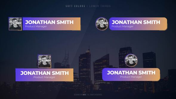 Photo of Soft Colors Lower Thirds – Videohive 62442163