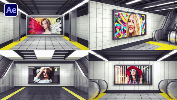 Photo of Subway Billboard Mockup – Videohive 62562215