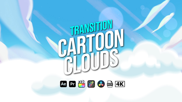 Photo of Transition Cartoon Clouds – Fun Cloud Transition Effects Pack – Videohive 45590517
