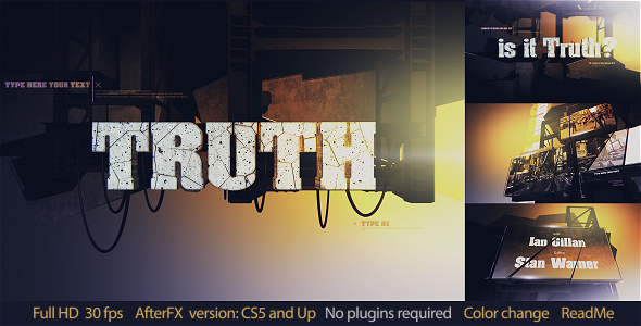 Photo of Truth – Videohive 21124596