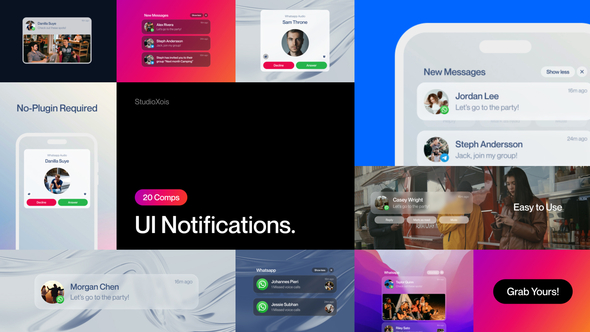 Photo of UI Notifications – Videohive 62582456