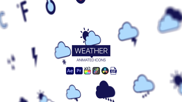 Photo of Weather Animated Icons – Forecast Motion Icons Animated Elements Pack – Videohive 44952260