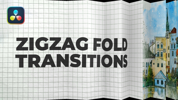 Photo of Zigzag Fold Transitions for DaVinci Resolve – Videohive 62561167